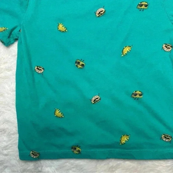 Old Navy T-Shorts Tacos Green  & Yellow Size Small - Picture 14 of 16